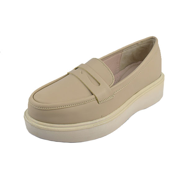 Chaussure pour femme 401 beige .........  Mocassin médicales femme Maroc